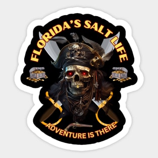 Pirate Salt Life Sticker